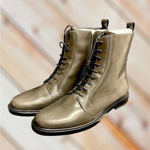 NEW Banana Republic 10.5 Combat Lace-Up Boots NIB